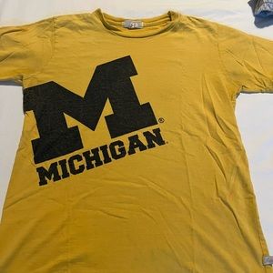 vintage university of michigan youth large t-shirt